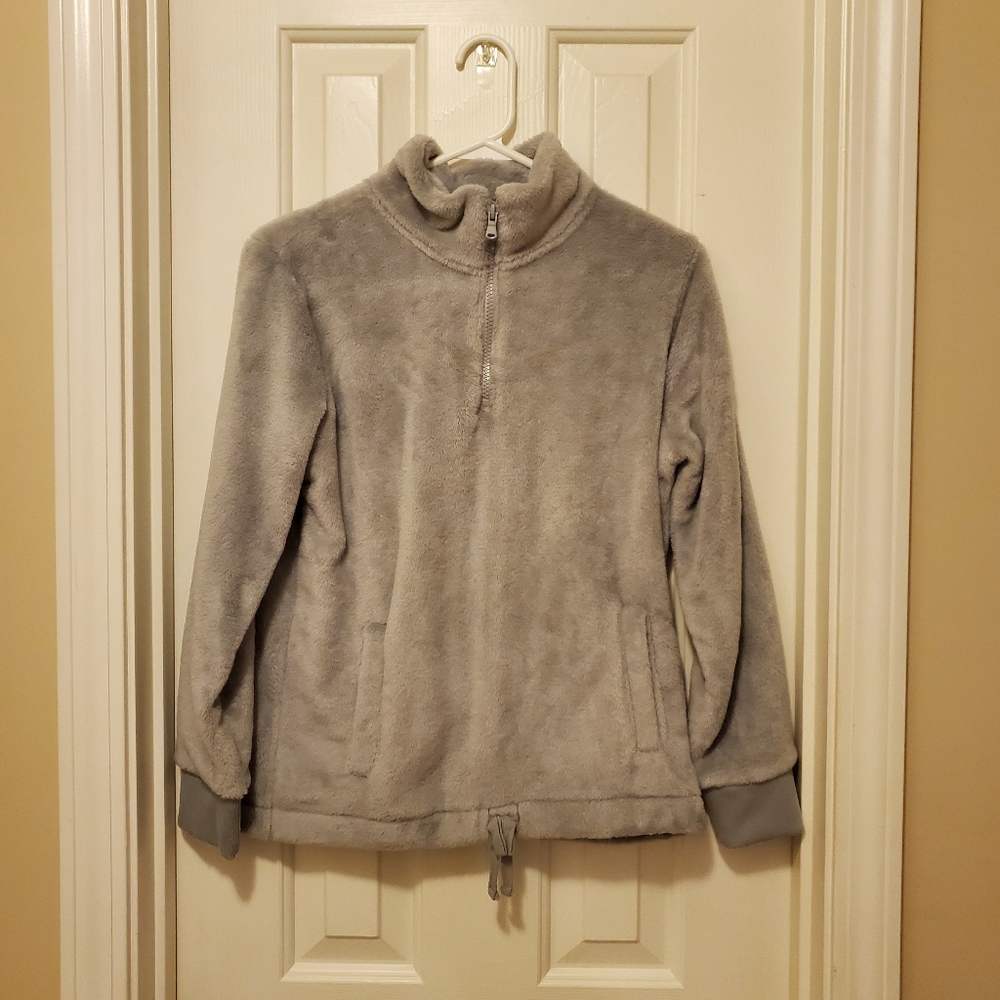 Old Navy Girls Grey 3/4 Zip